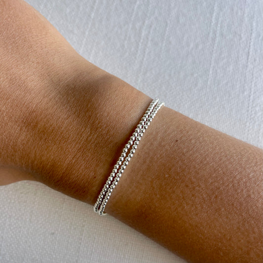 The Single 2mm Sterling Silver Bracelet