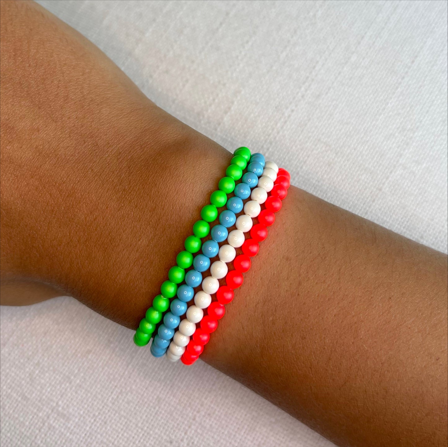 Single 4mm Solid Color Bracelet