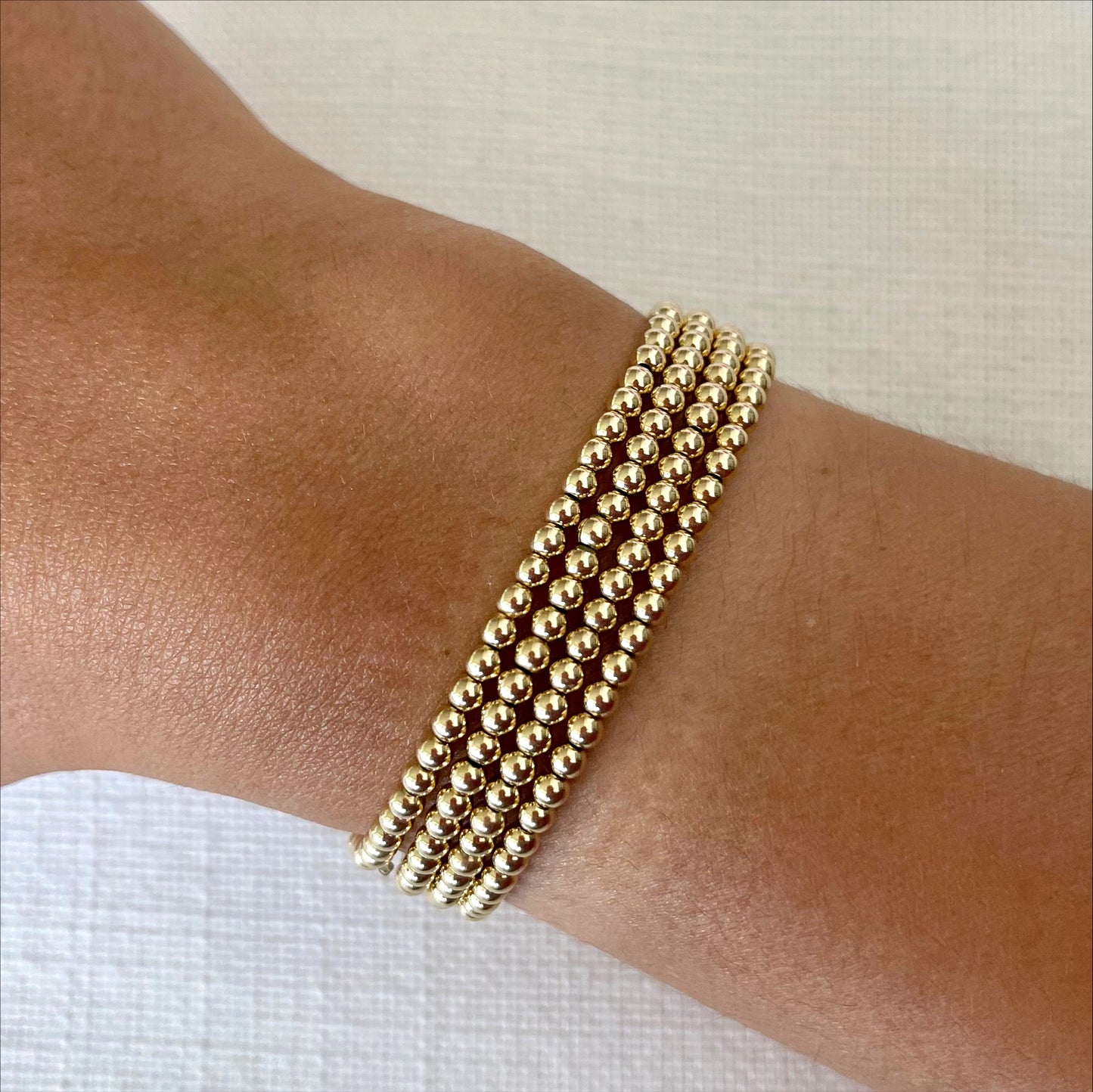 Single 3mm 14k Gold Filled Bracelet