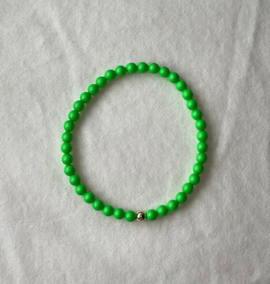 Single 4mm Solid Color Bracelet